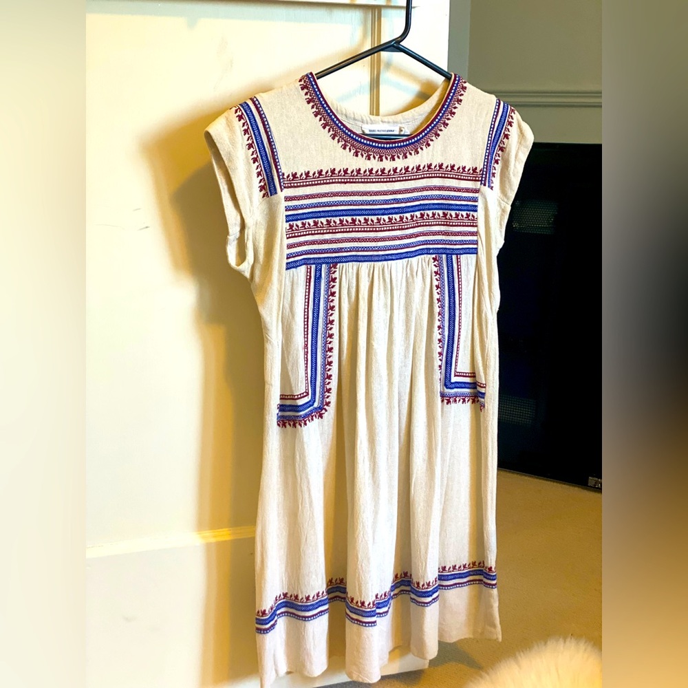 Isabel Marant - Perfect Spring dress! Boho chic- Embroidered, silk, size FR 36